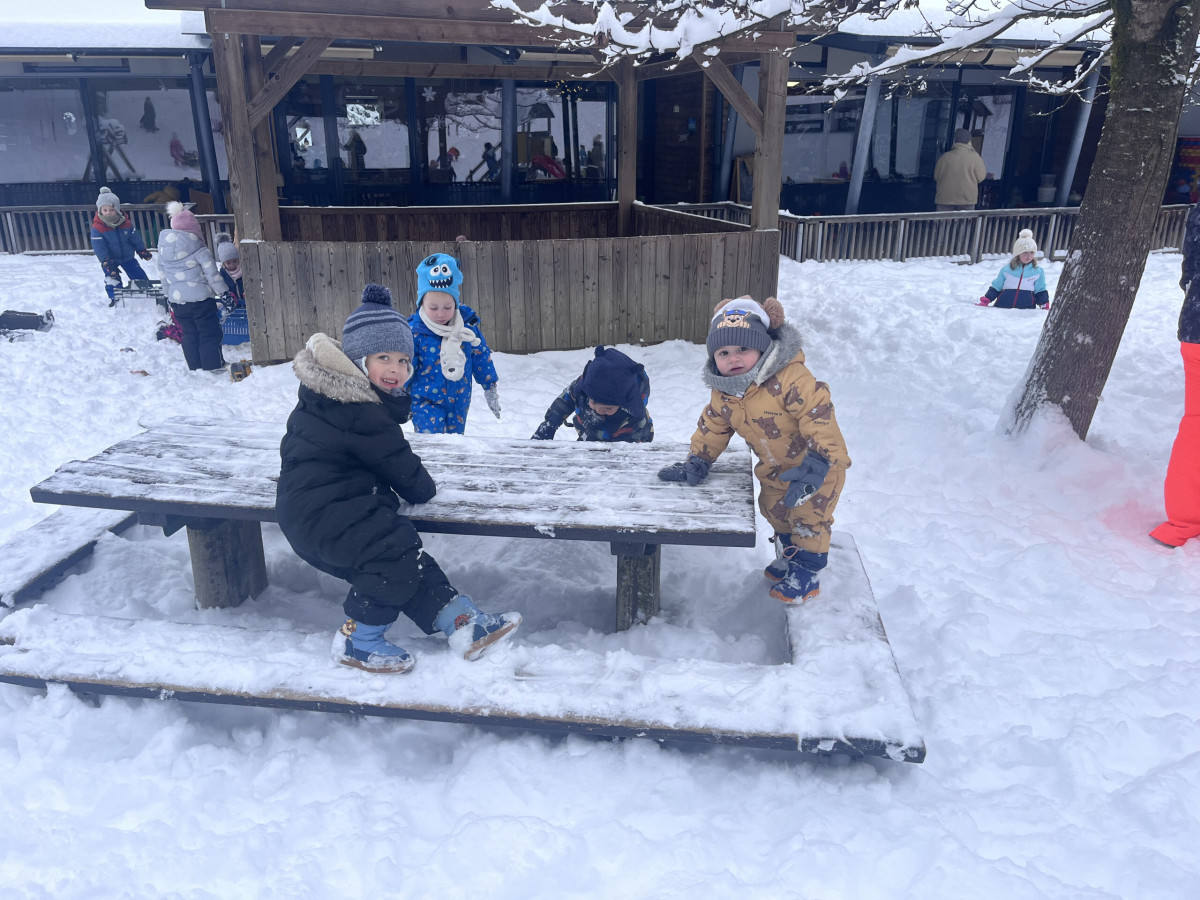 Zimske radosti v skupini Račke